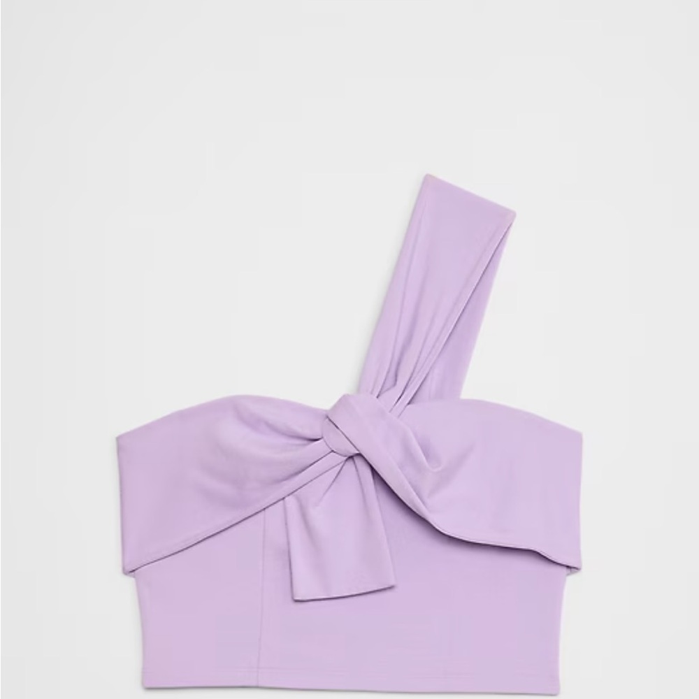Banana Republic Knotted One-Shoulder Cropped Bustier